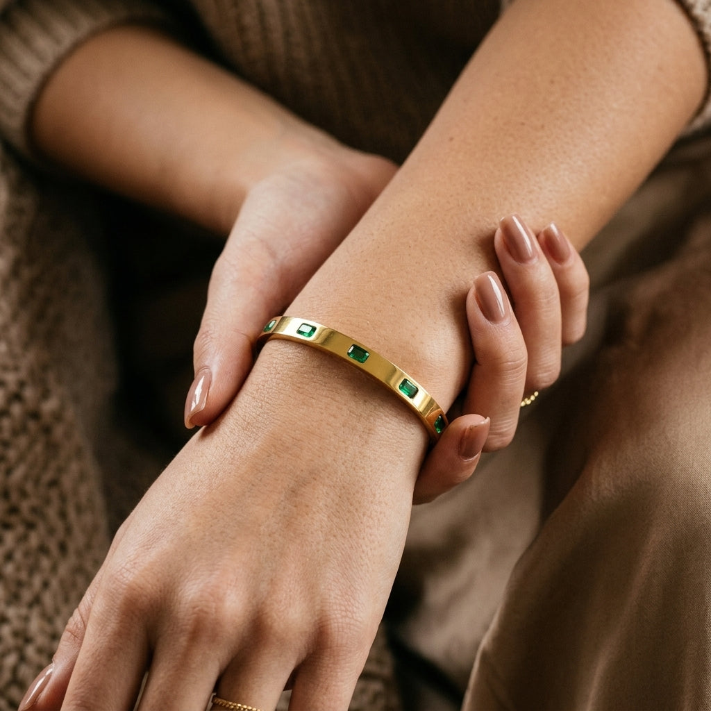 Margot Emerald Bracelet