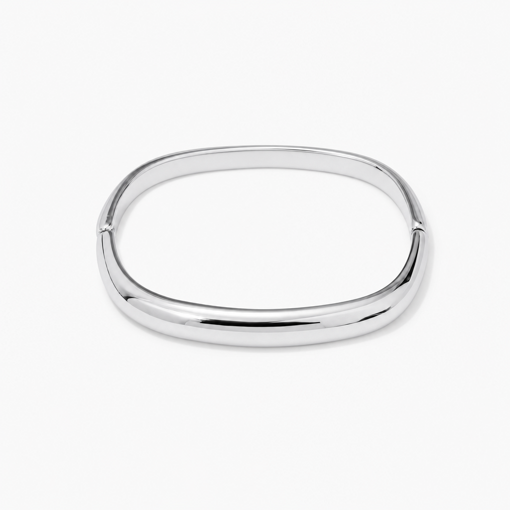 Freja Oval Bracelet (Silver)