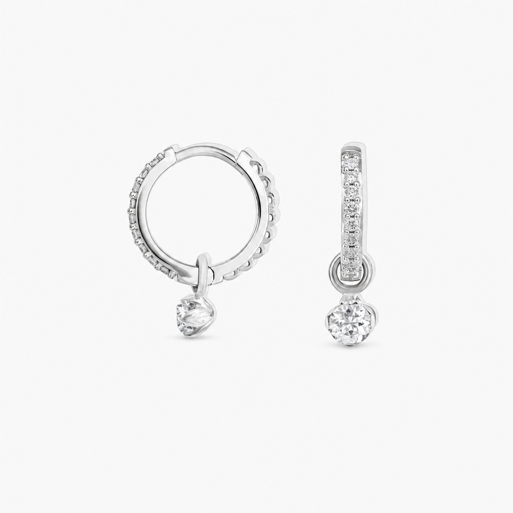 Sorcha Drop Earrings (Silver)