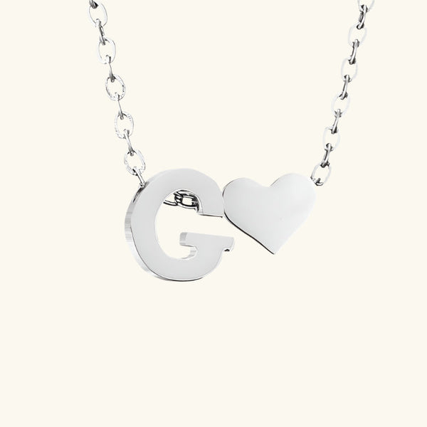 Amour Initial Necklace