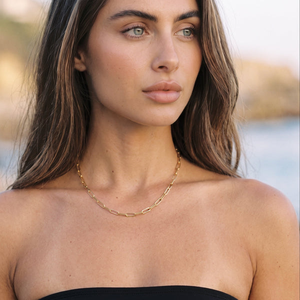 Lennox Paperclip Necklace