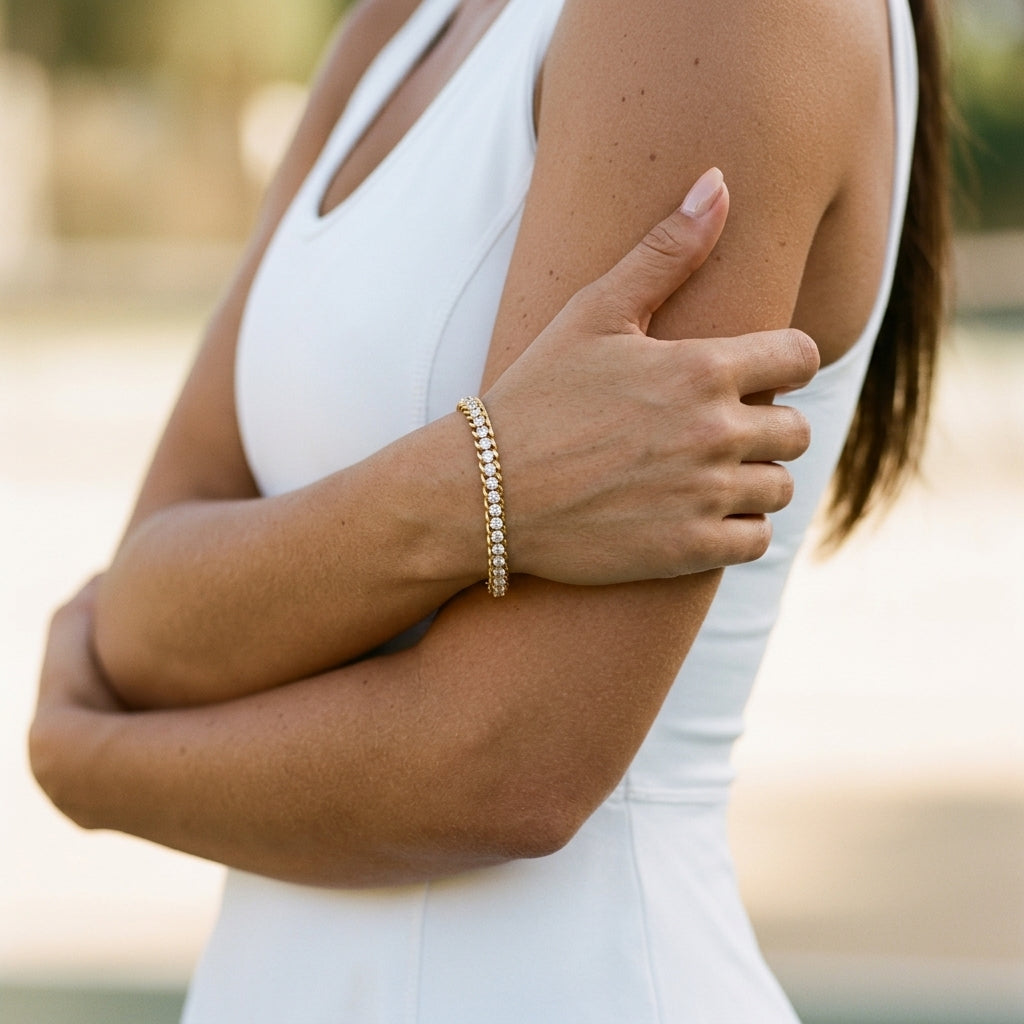 Delia Tennis Bracelet