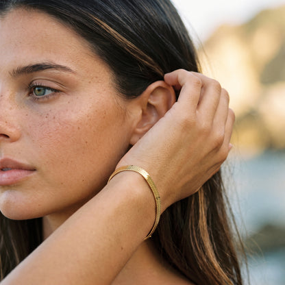 Maren Herringbone Bracelet