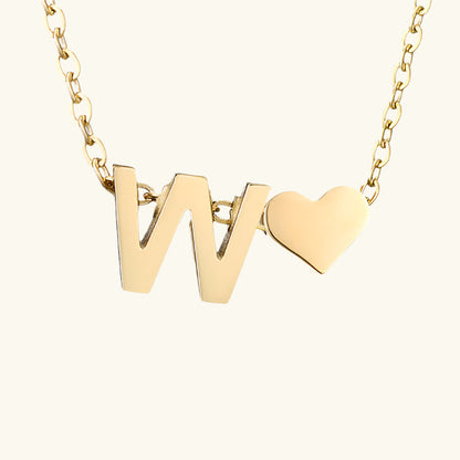 Amour Initial Necklace