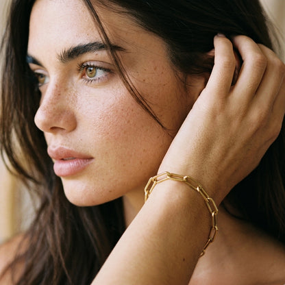 Lennox Paperclip Bracelet
