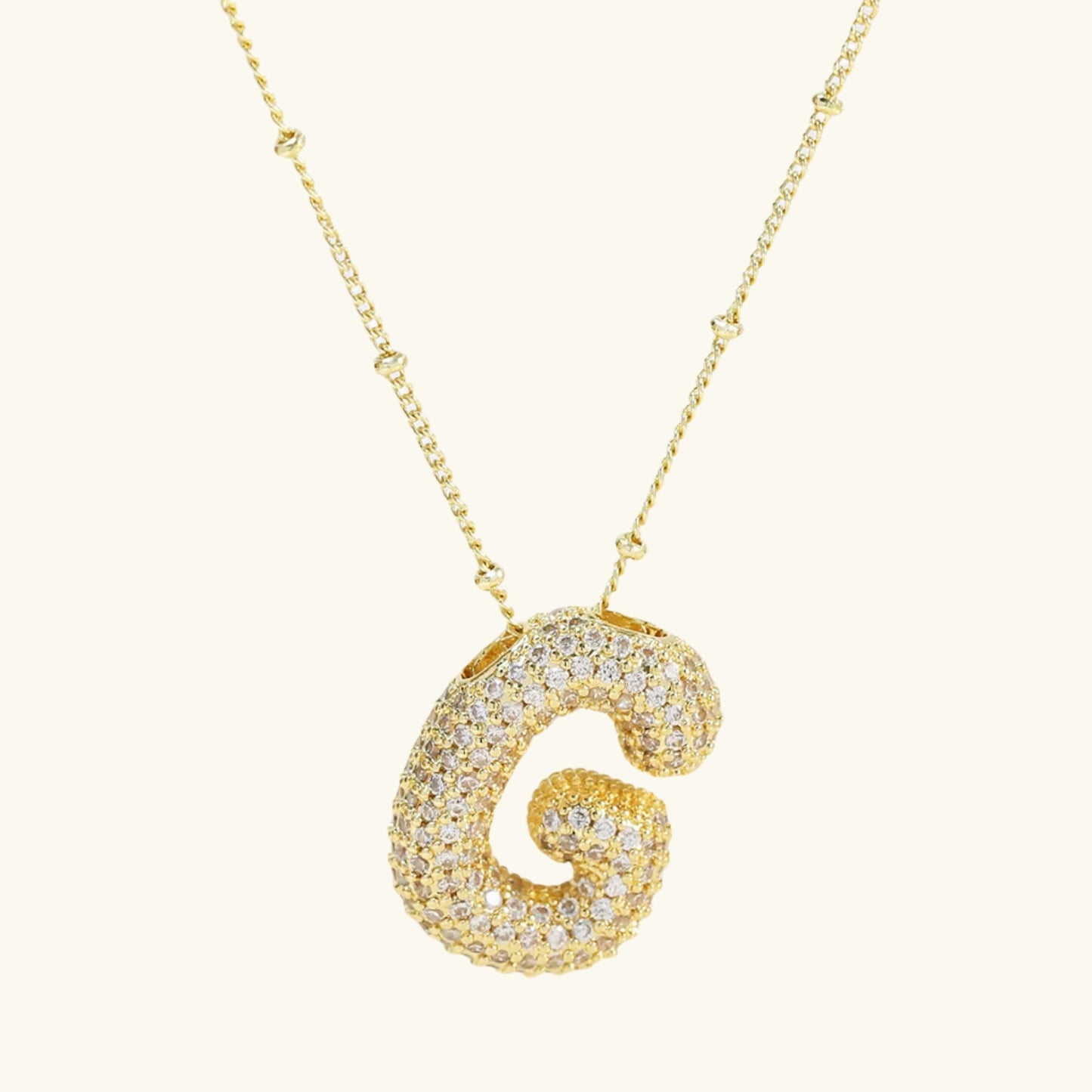 Bubble Letter Necklace