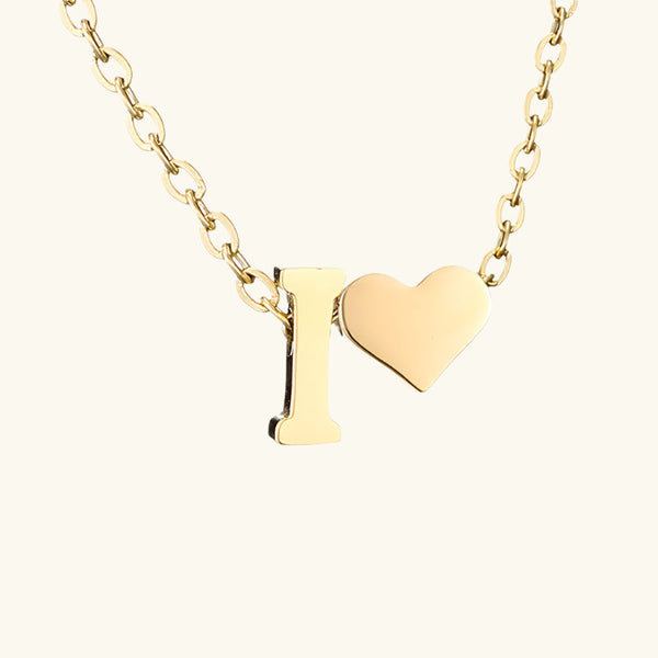 Amour Initial Necklace