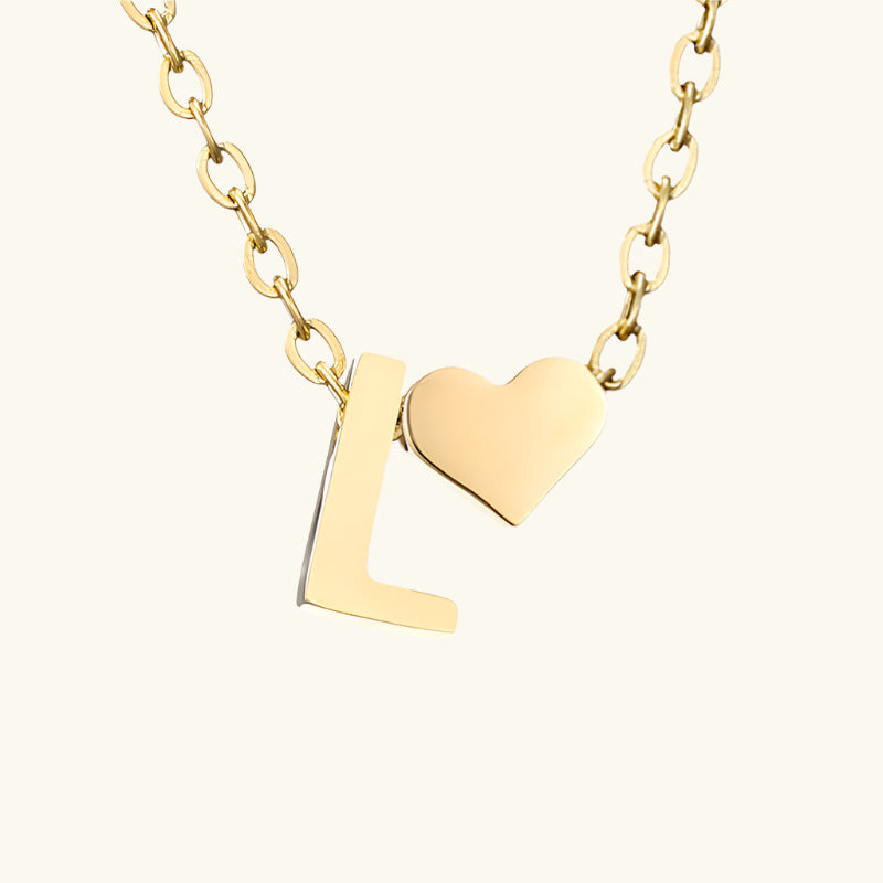 Amour Initial Necklace