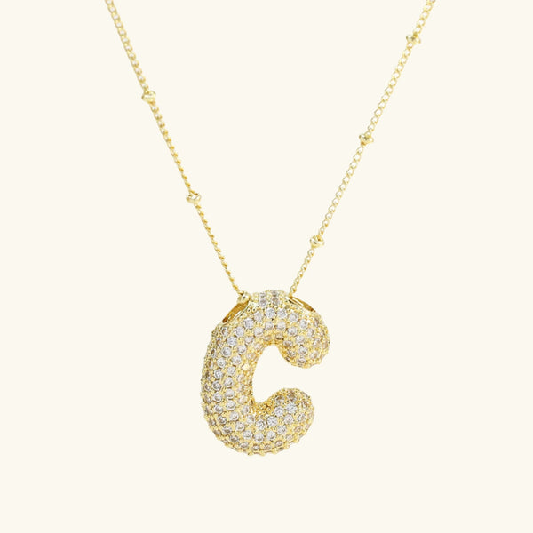 Bubble Letter Necklace