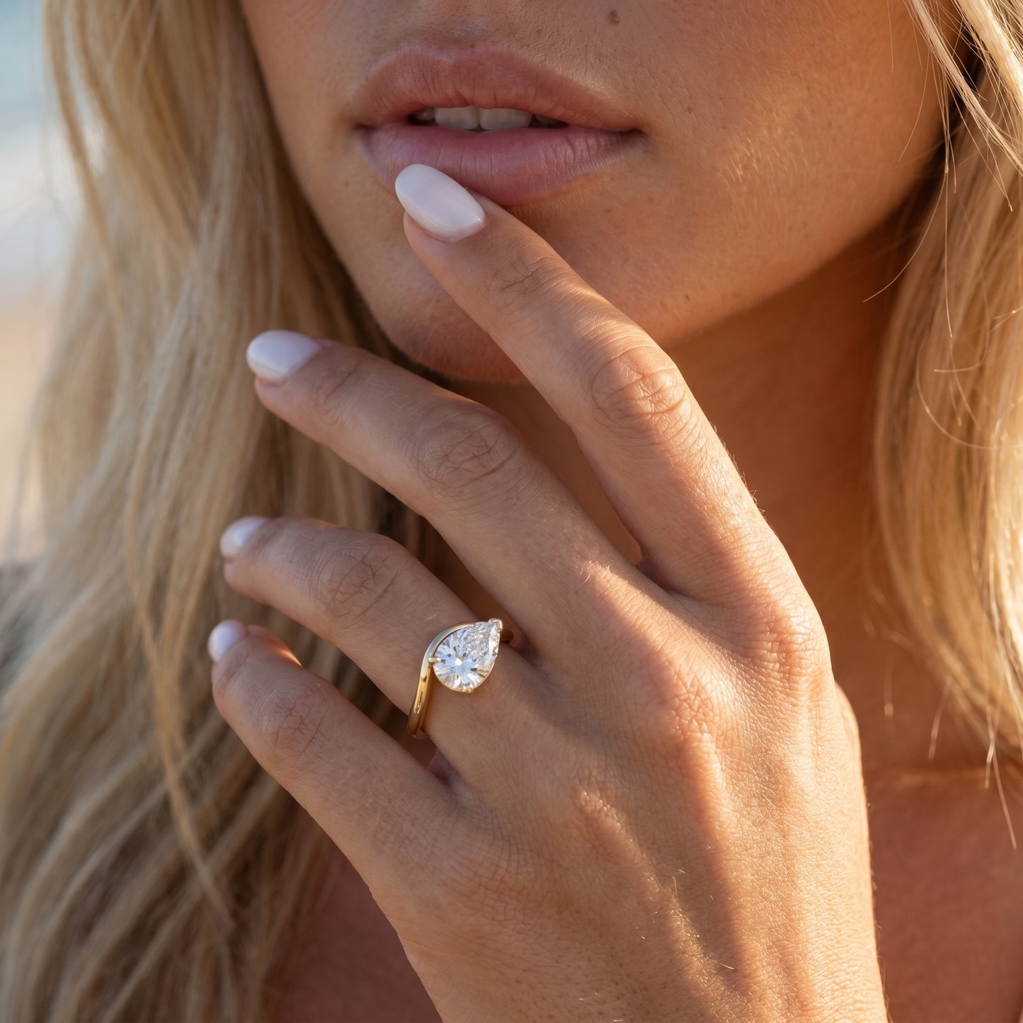 Pear Cut Ring