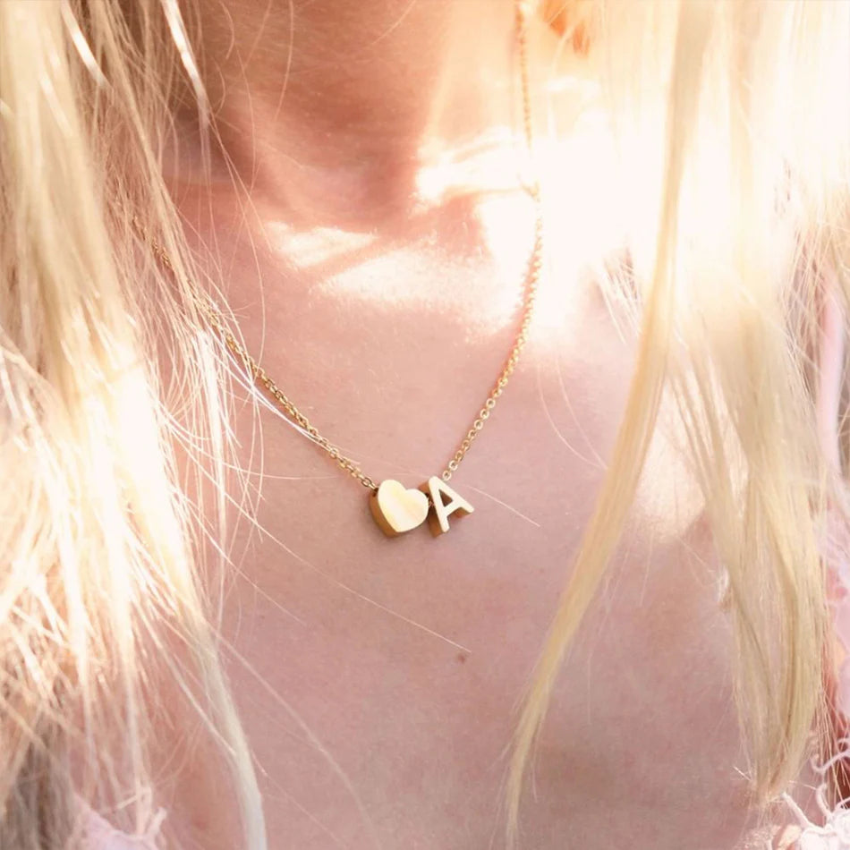 Amour Initial Necklace