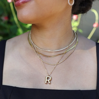 Balloon Letter Necklace