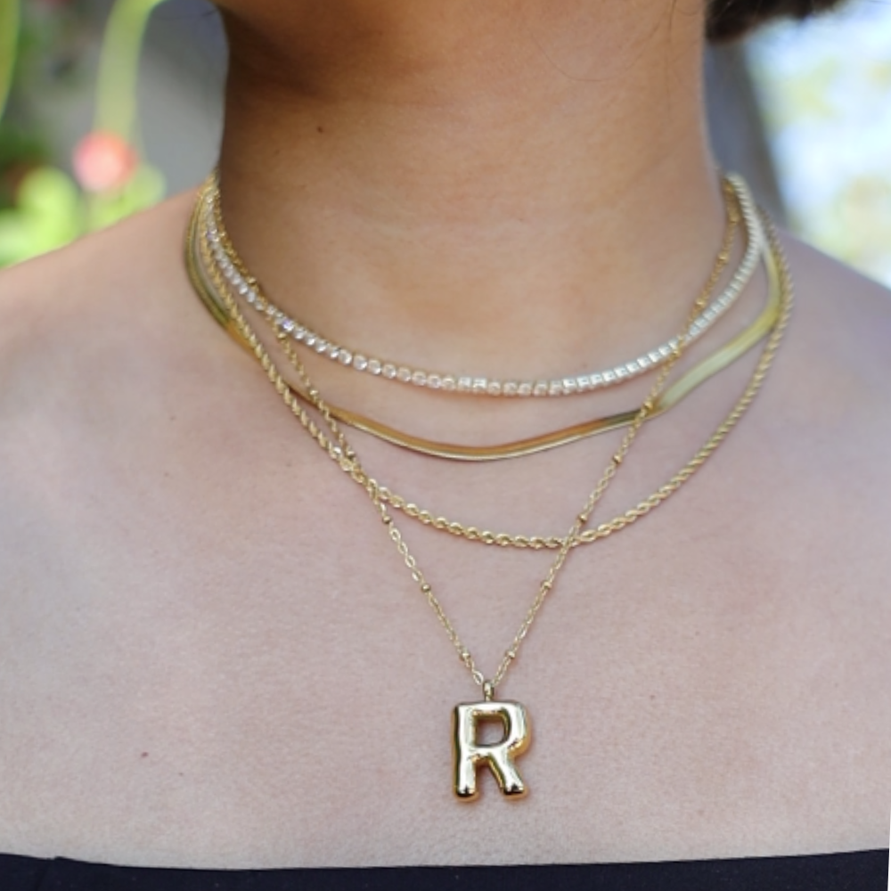 Balloon Letter Necklace