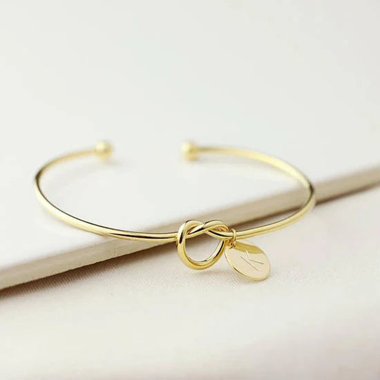 Odette Initial Bangle