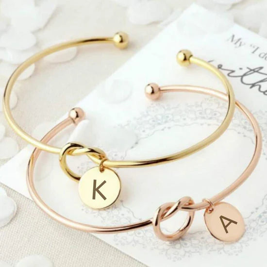 Odette Initial Bangle