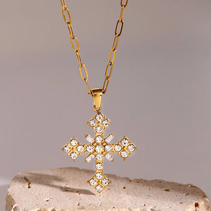 Divina Cross Necklace