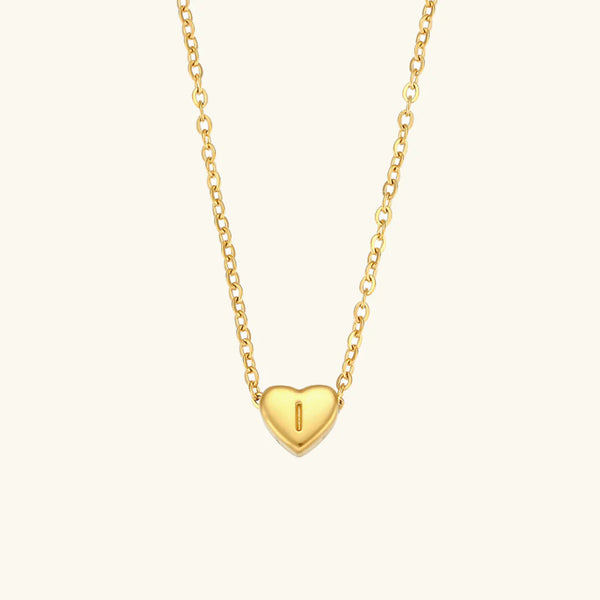 Heart Muse Initial Necklace