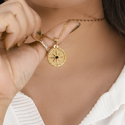 Talia Compass Necklace