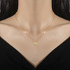 Beaumont Gold Crystal Pendant