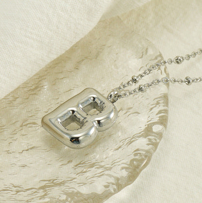 Balloon Letter Necklace