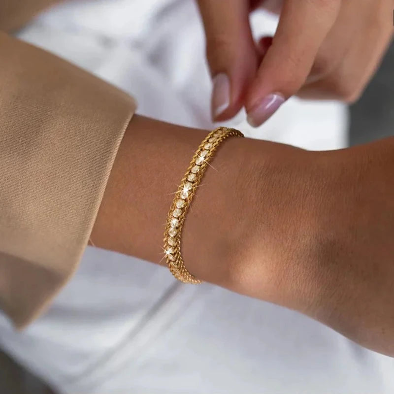 Delia Tennis Bracelet