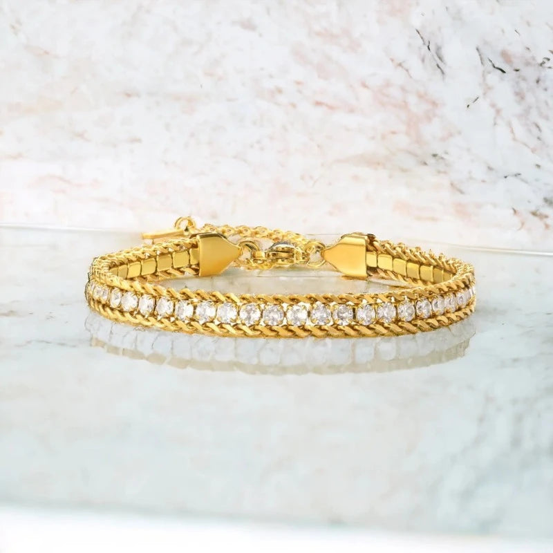 Delia Tennis Bracelet