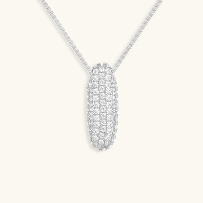 Diamond Initial Bubble Necklace