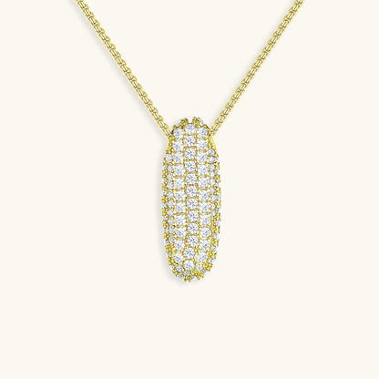 Diamond Initial Bubble Necklace