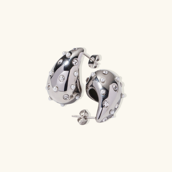 Sparkling Teardrop Earrings