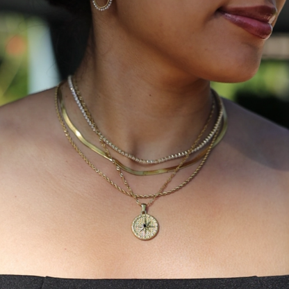 Talia Compass Necklace