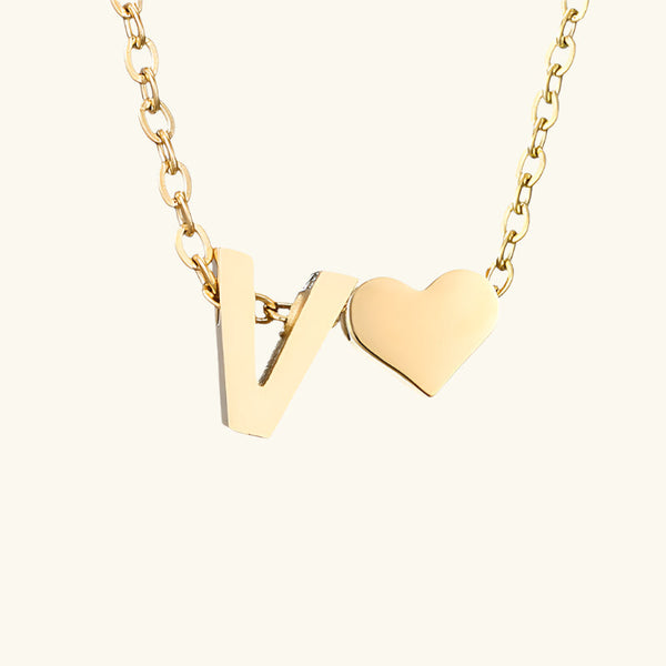 Amour Initial Necklace
