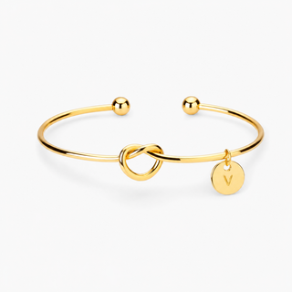 Odette Initial Bangle