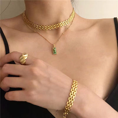 Legacy Link Choker Necklace