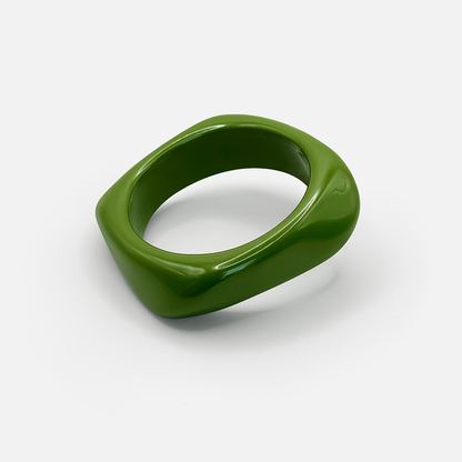 Capri Cuff Bangle - Avocado