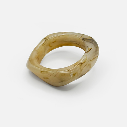 Capri Cuff Bangle - Beige