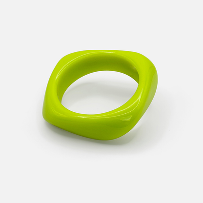 Capri Cuff Bangle - Lime