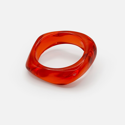 Capri Cuff Bangle - Strawberry