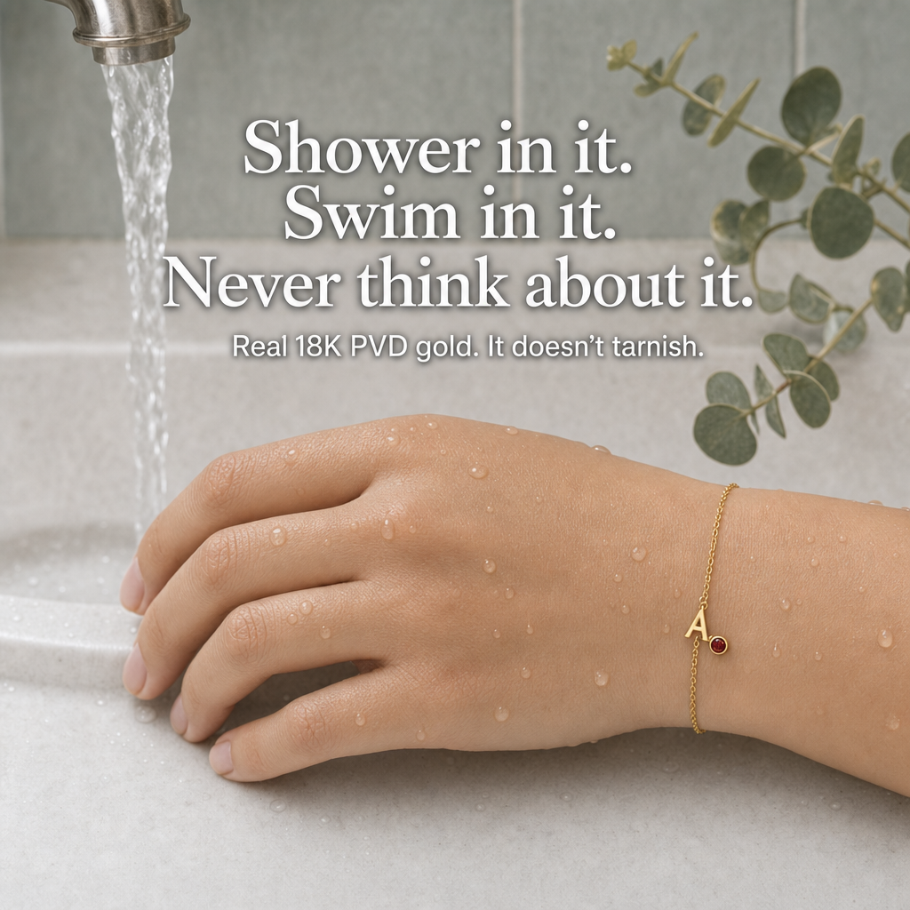 Colette bracelet - waterproof, shower and swim safe