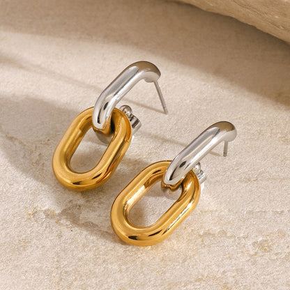 Tessa Two-Tone Earrings