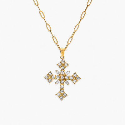 Divina Cross Necklace