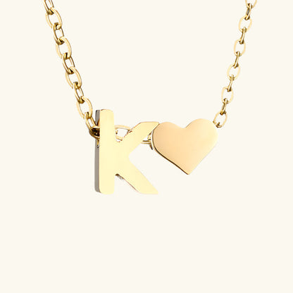 Amour Initial Necklace