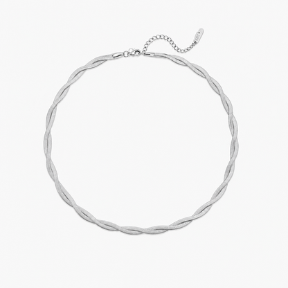 Elspeth Twist Necklace (Silver)