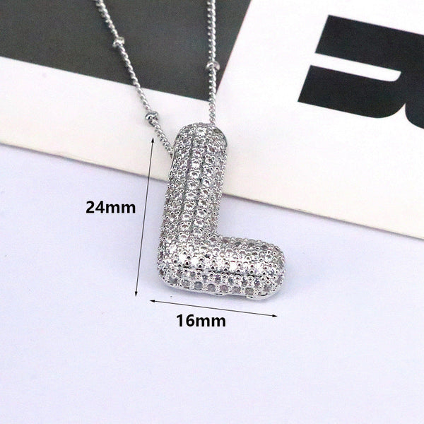 Bubble Letter Necklace