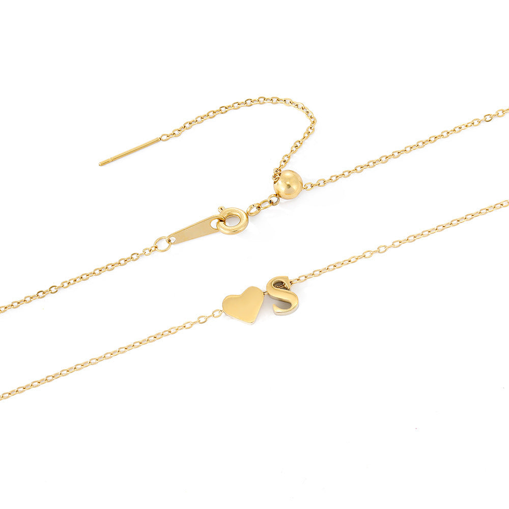 Amour Initial Necklace
