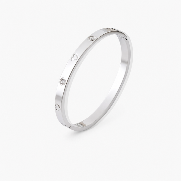 Linnea Heart Bracelet (Silver)