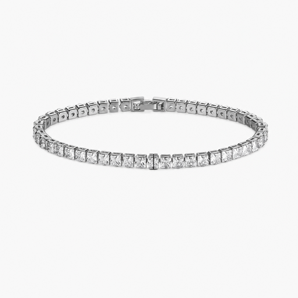 Marlowe Tennis Bracelet (Silver)