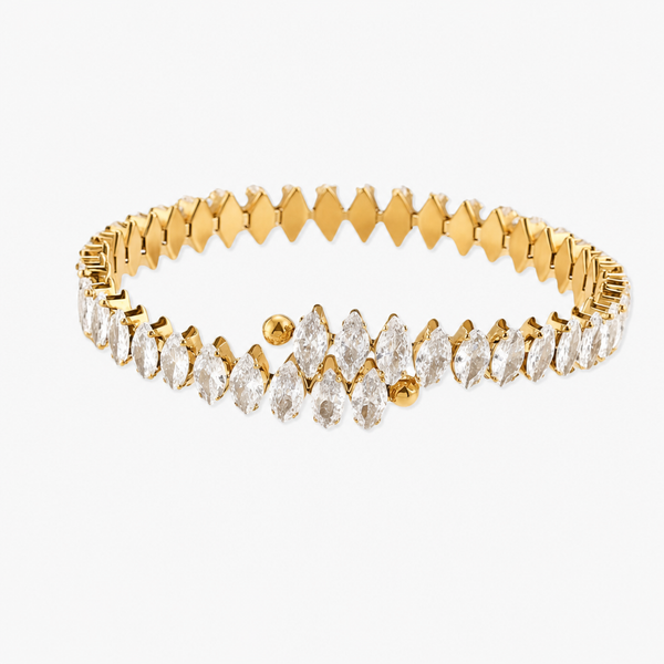 Marquise Cuff Bracelet