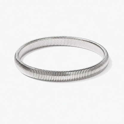 Solveig Bangle Bracelet (Silver)
