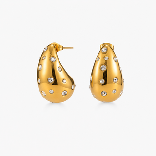 Sparkling Teardrop Earrings