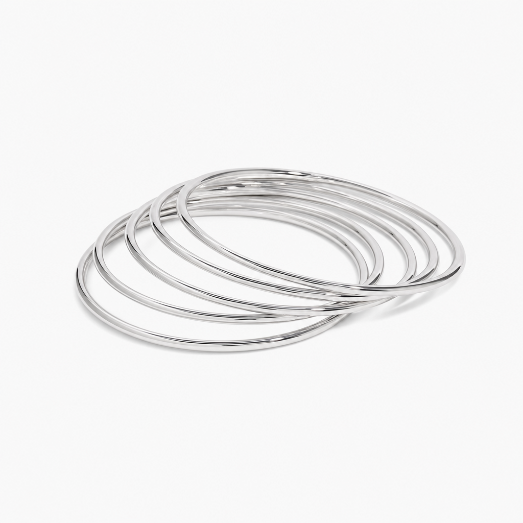 Suki Bangle Set (Silver)